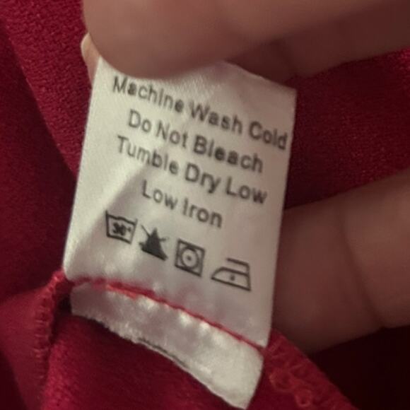 Tuckernuck Avery Mini Dress Stretch Crepe Women's S Pink Hidden Button Placket - Picture 6 of 6